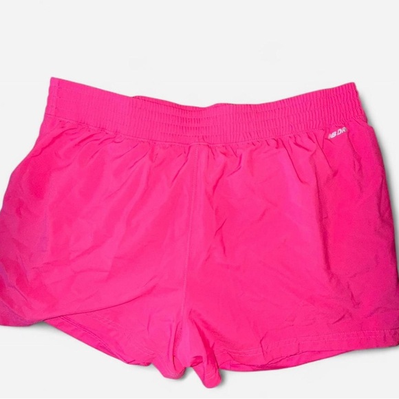 New Balance Women's Vibrant Pink Athletic Shorts - Picture 2 of 4